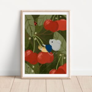 Cseresznye hinta A4 Print