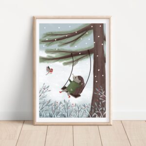 Hóbarátok A4 Print